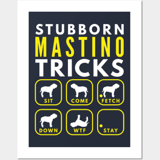 Stubborn Neapolitan Mastiff Tricks - Dog Training Posters and Art